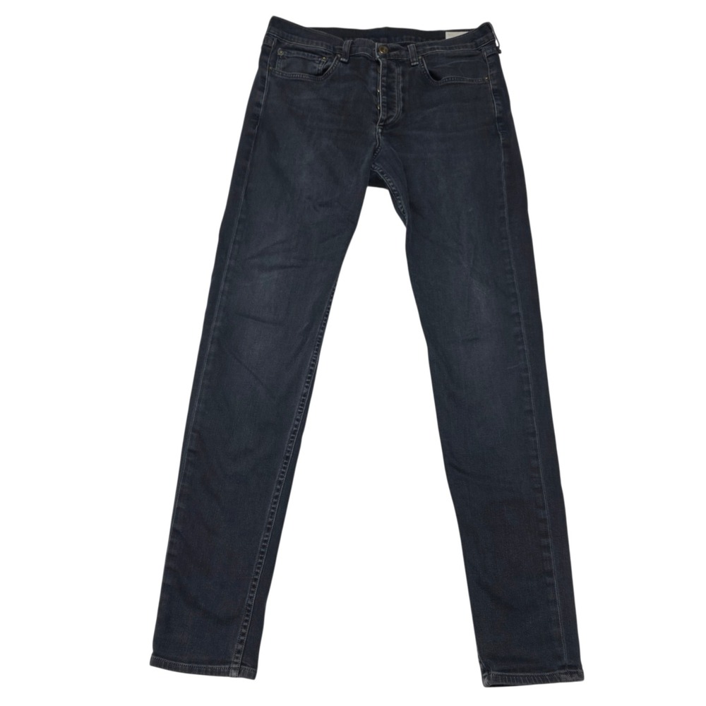Rag & Bone Jeans Mens 34 Dark Wash Fit 1 Extra‎ Slim Button Fly Denim